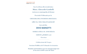 Locandina per il 14 marzo 2026